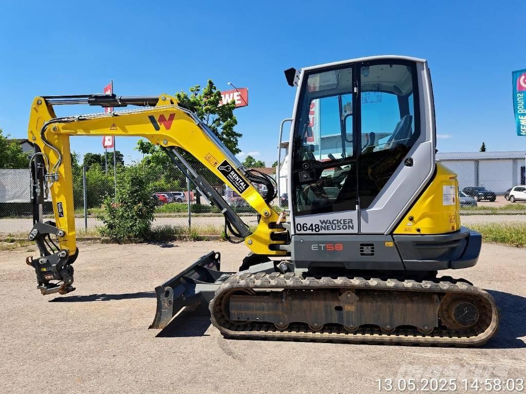 Wacker Neuson ET58 Vikšriniai ekskavatoriai