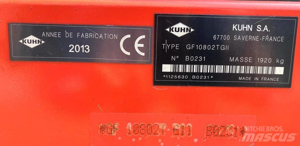 Kuhn GF 10802 T G II Šieno grėbliai ir vartytuvai