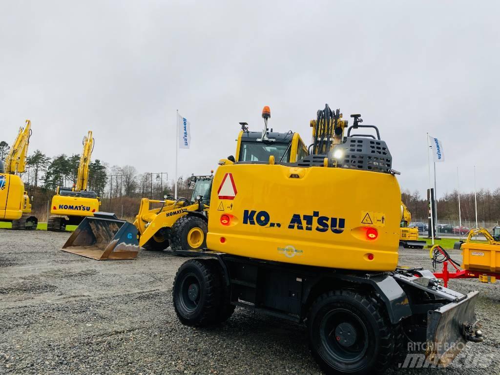 Komatsu PW148-11 Ratiniai ekskavatoriai