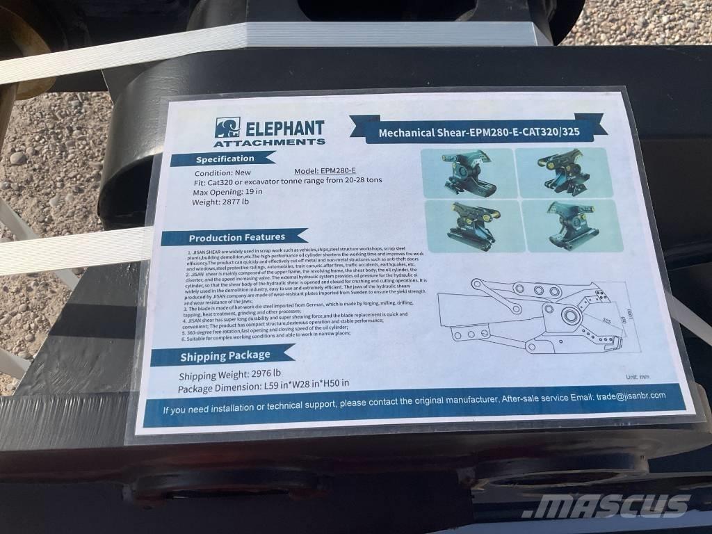  Elephant EPM280 Rėžtuvai