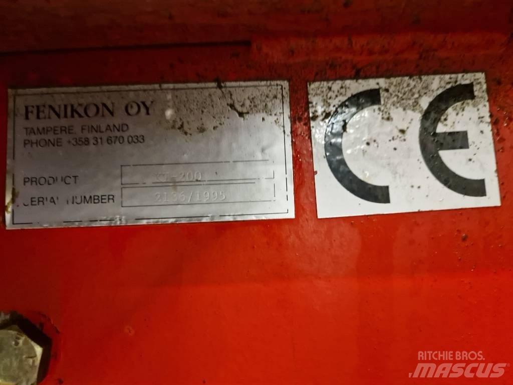  klappi KT-200 Medžių skaldymo, pjovimo ir lupimo įrengimai