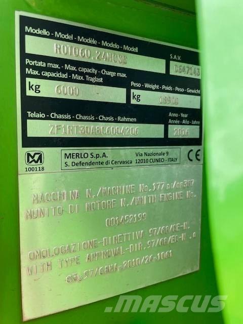 Merlo 60.24 MCSS Teleskopiniai krautuvai