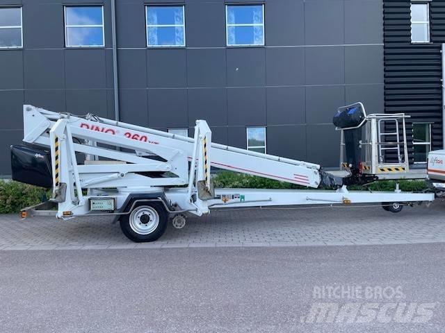 Dino 260 XTD Skylift Ant priekabų montuojamos kėlimo platformos