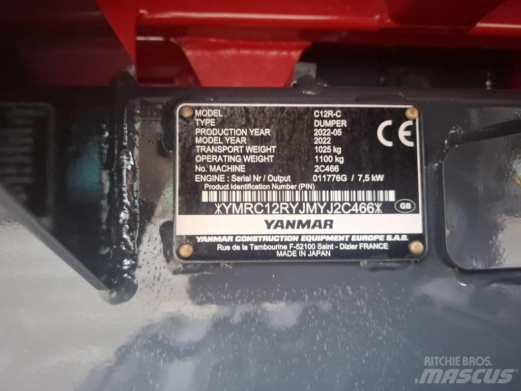Yanmar C 12 R-C Statybiniai savivarčiai sunkvežimiai