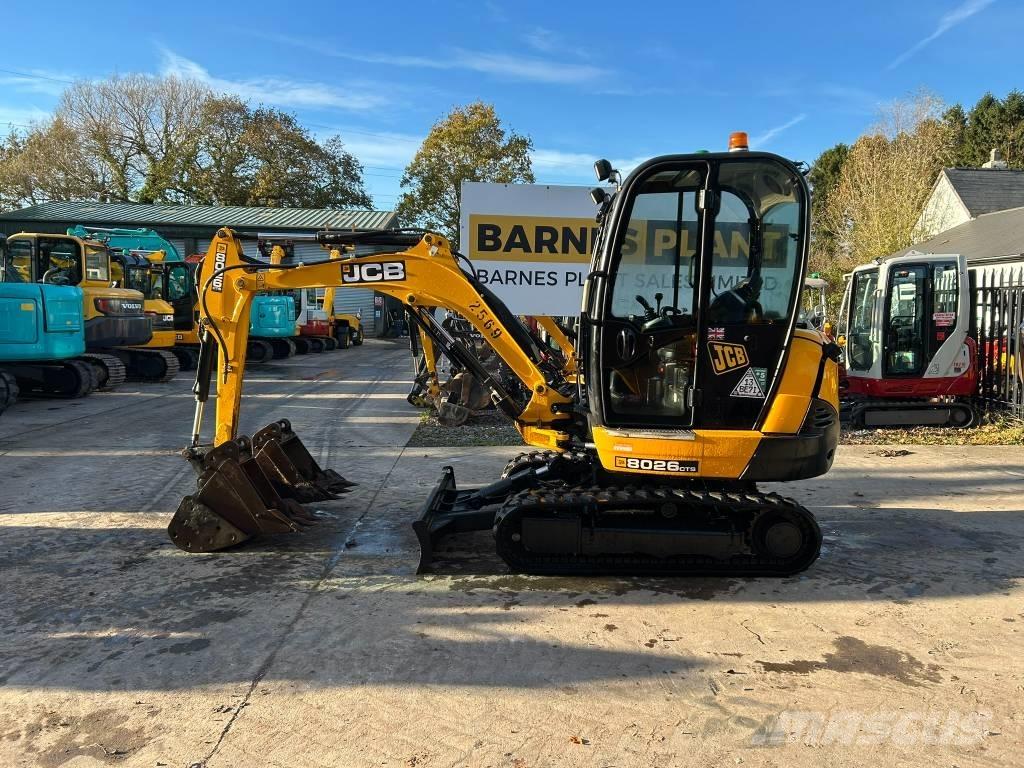 JCB 8026 CTS Mini ekskavatoriai < 7 t