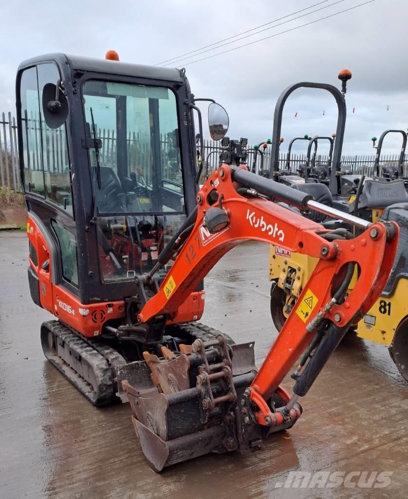 Kubota KX 016-4 Mini ekskavatoriai < 7 t
