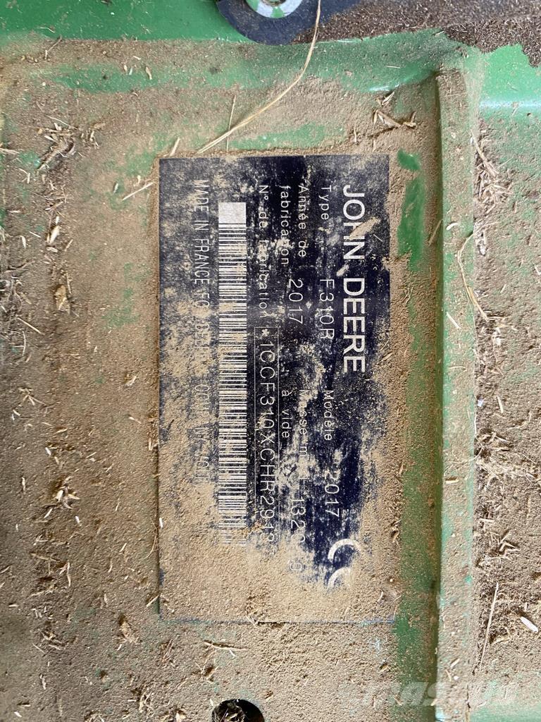 John Deere F 310 R Montuojamos ir prikabinamos šienapjovės