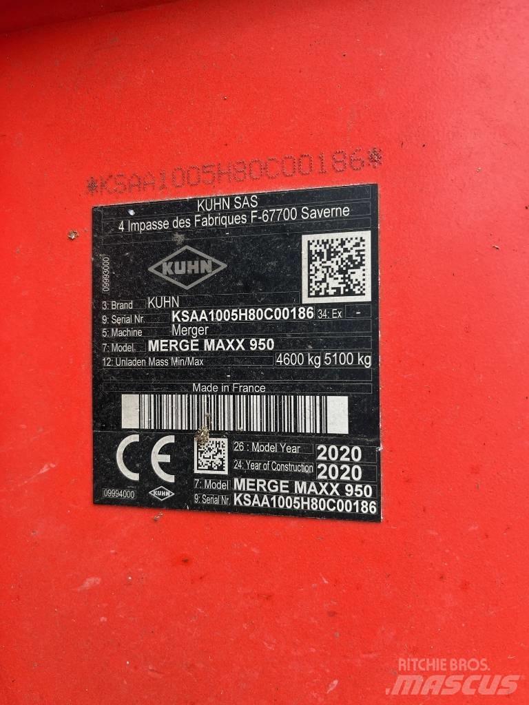 Kuhn Merge Maxx 950 Pradalges formuojantys padargai