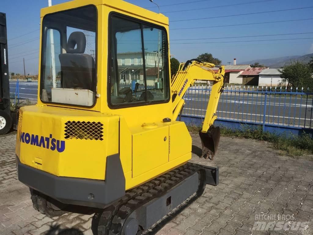 Komatsu PC 10 Vikšriniai ekskavatoriai
