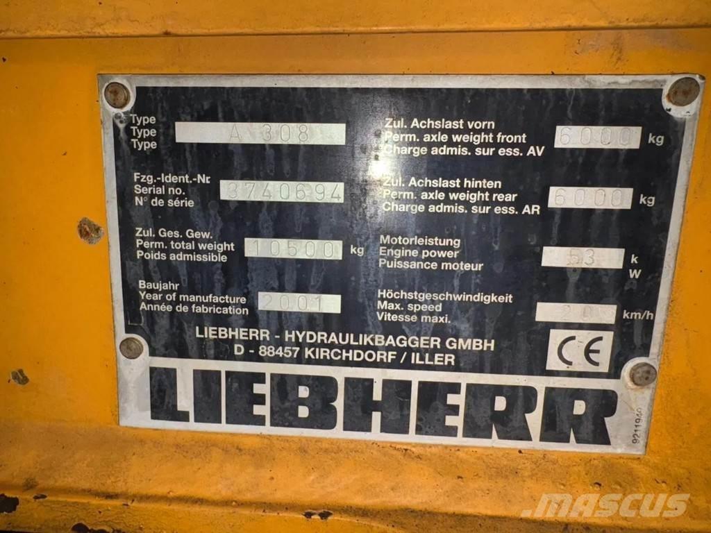 Liebherr A308 Ratiniai ekskavatoriai