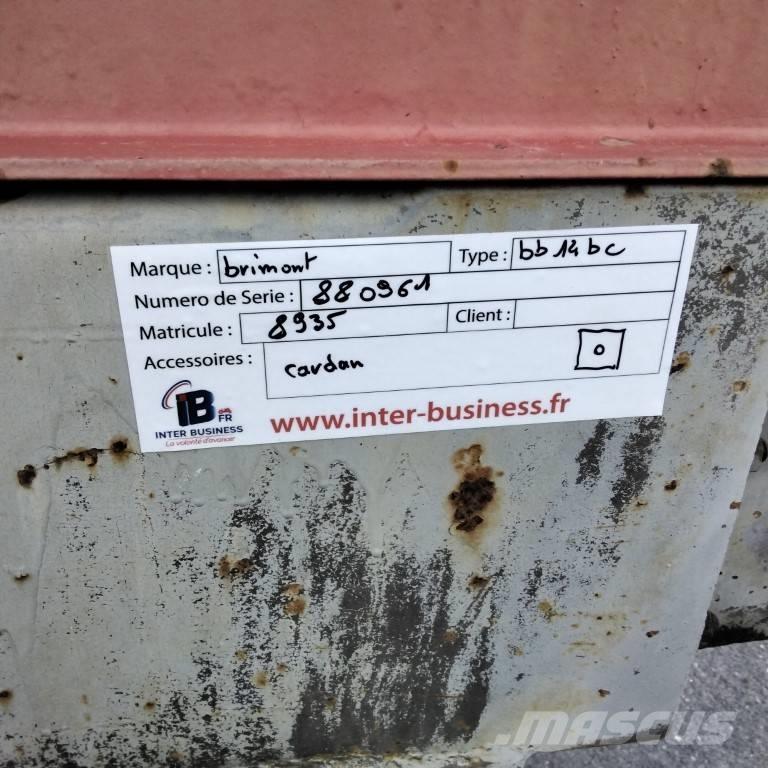 Brimont BB14BC Savivartės priekabos