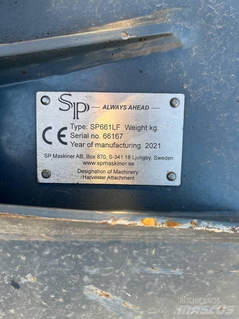 SP EL 661LF Medžių kirtimo mašinų darbinės galvos
