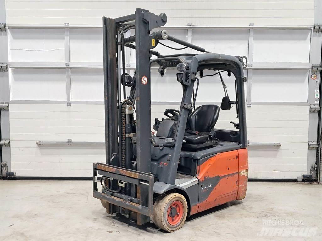 Linde E16-02 Elektriniai šakiniai krautuvai