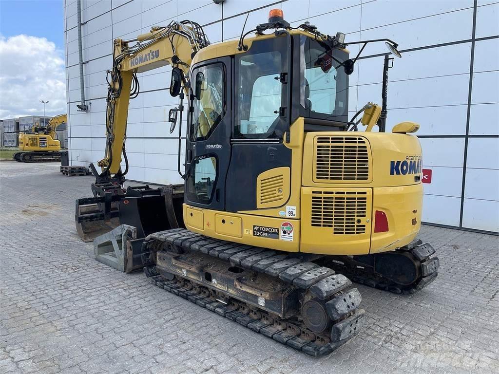 Komatsu PC88MR-10 Ratiniai ekskavatoriai