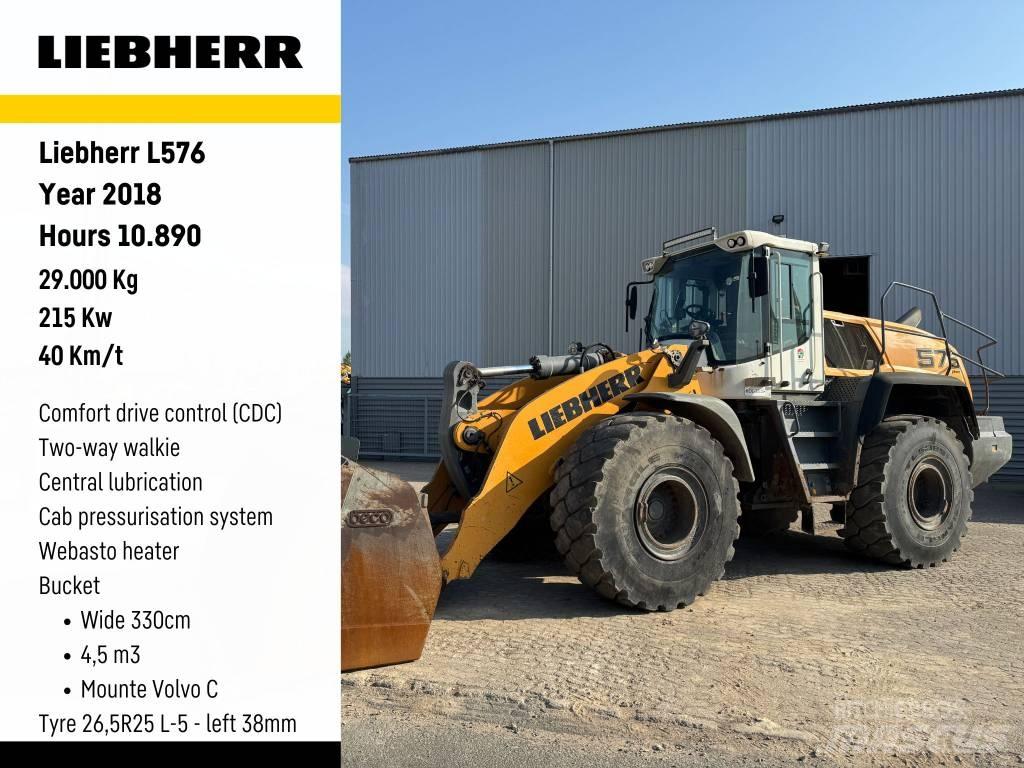 Liebherr L 576 Naudoti ratiniai krautuvai