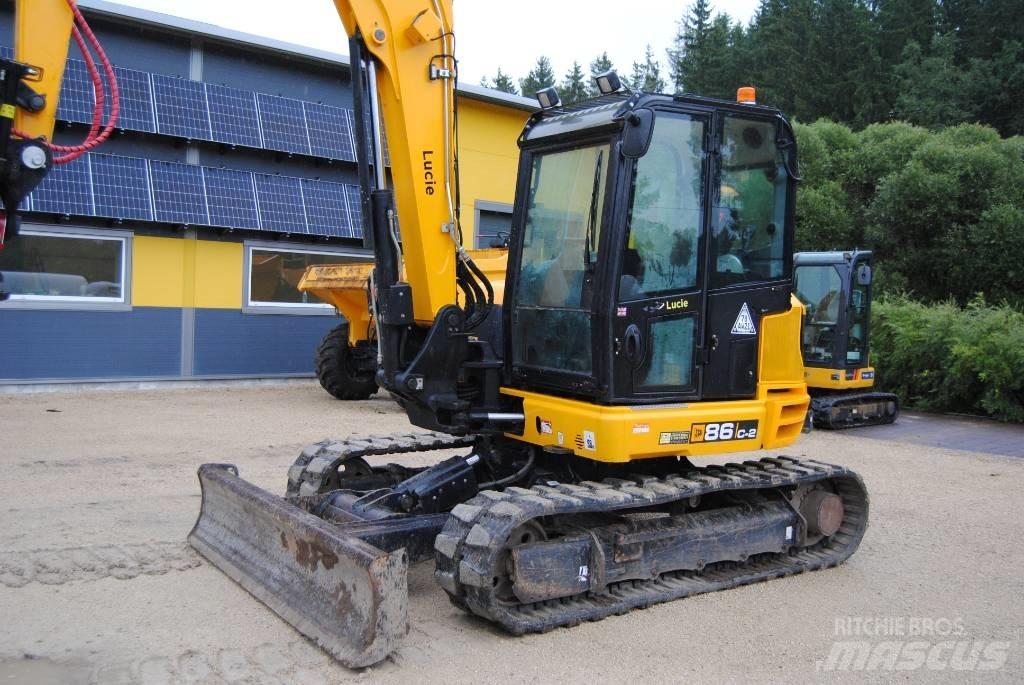 JCB 86 C-2 Vidutinės galios ekskavatoriai 7-12 t