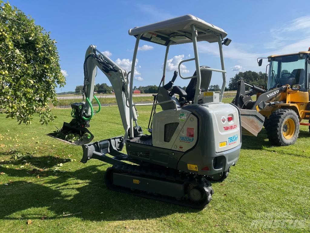 Takeuchi TB 20 E Mini ekskavatoriai < 7 t