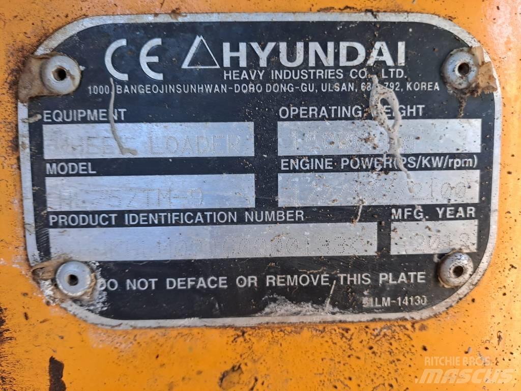 Hyundai HL 757 TM-9 Naudoti ratiniai krautuvai