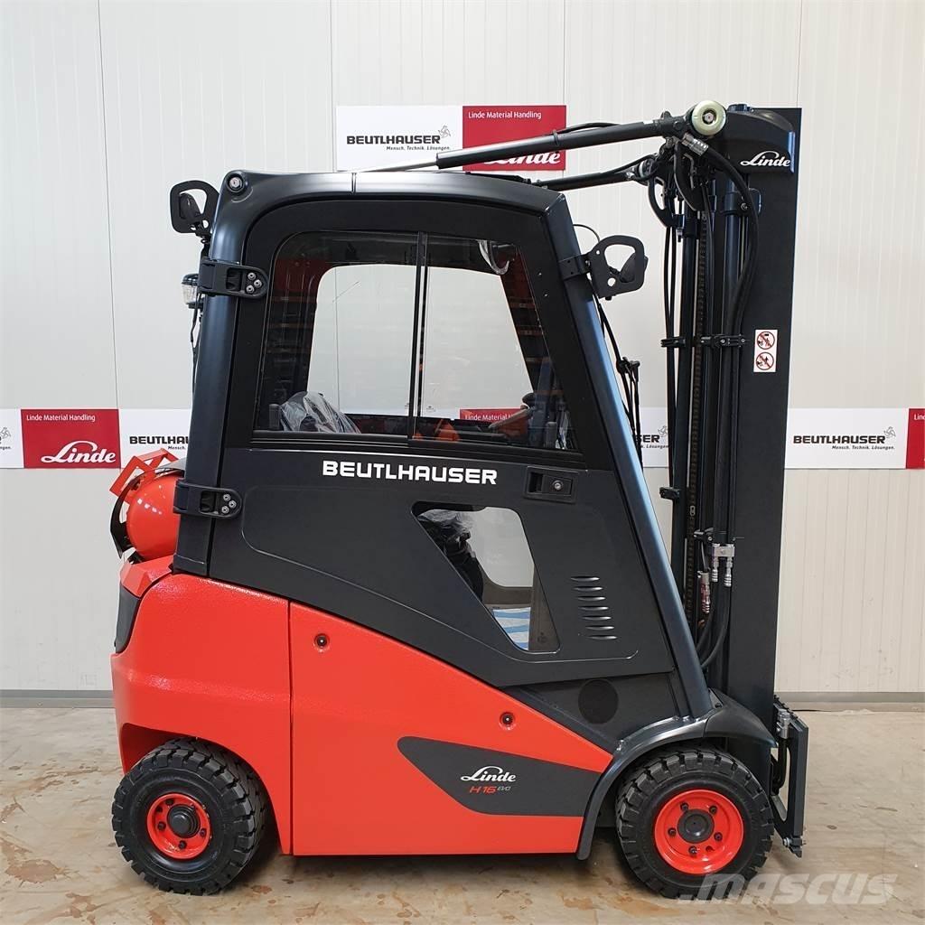 Linde H16T LPG (dujiniai) krautuvai