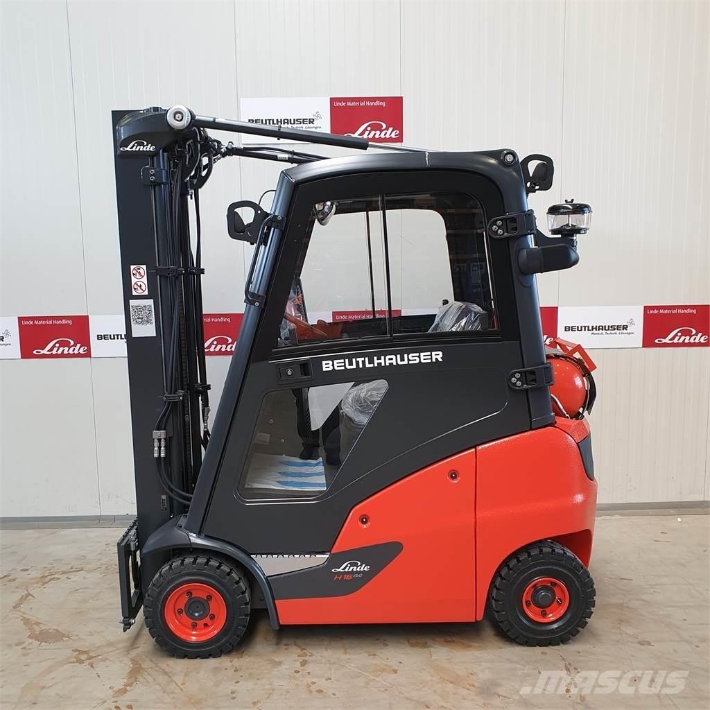 Linde H16T LPG (dujiniai) krautuvai