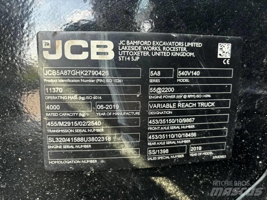 JCB 540-140 Teleskopiniai krautuvai