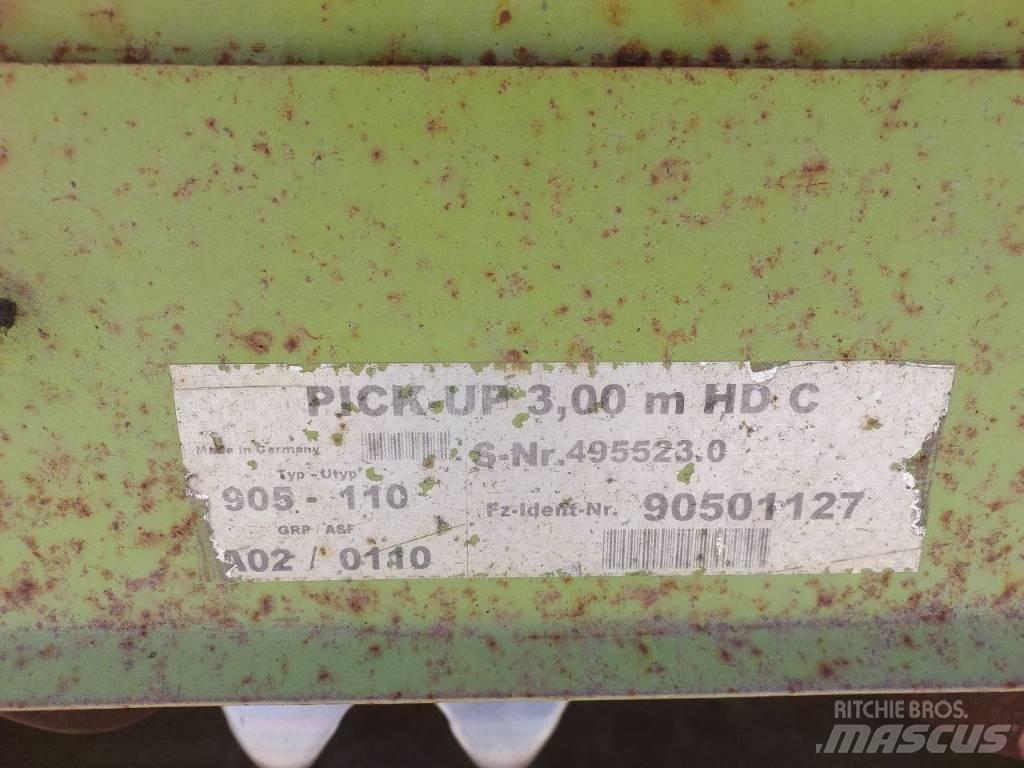 CLAAS Pick Up 300 HD Kiti pašarų derliaus nuėmimo įrengimai