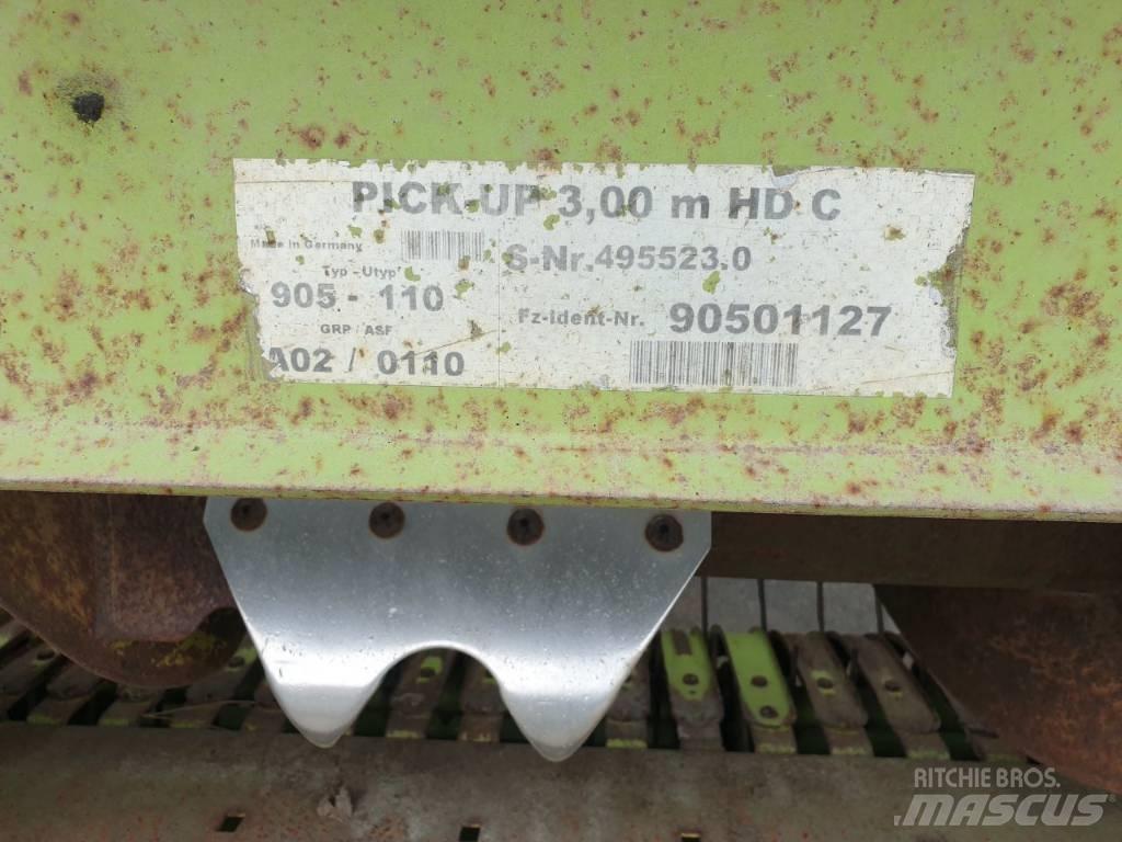 CLAAS Pick Up 300 HD Kiti pašarų derliaus nuėmimo įrengimai