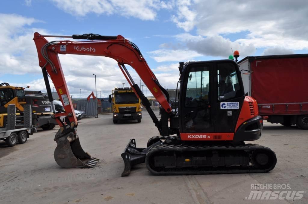 Kubota KX 085-5 Mini ekskavatoriai < 7 t