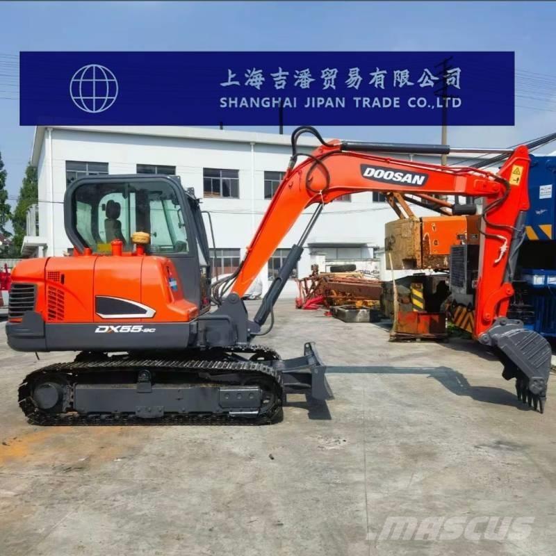 Doosan DX 55 Mini ekskavatoriai < 7 t