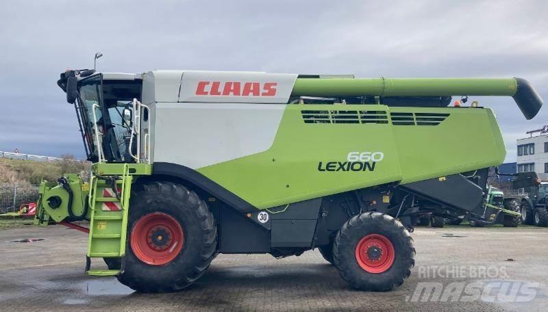 CLAAS LEXION 660 Derliaus nuėmimo kombainai