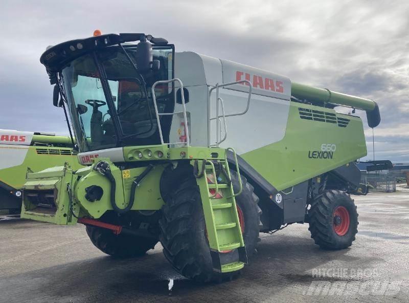 CLAAS LEXION 660 Derliaus nuėmimo kombainai