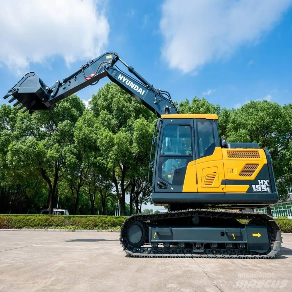 Hyundai HX155 Vikšriniai ekskavatoriai