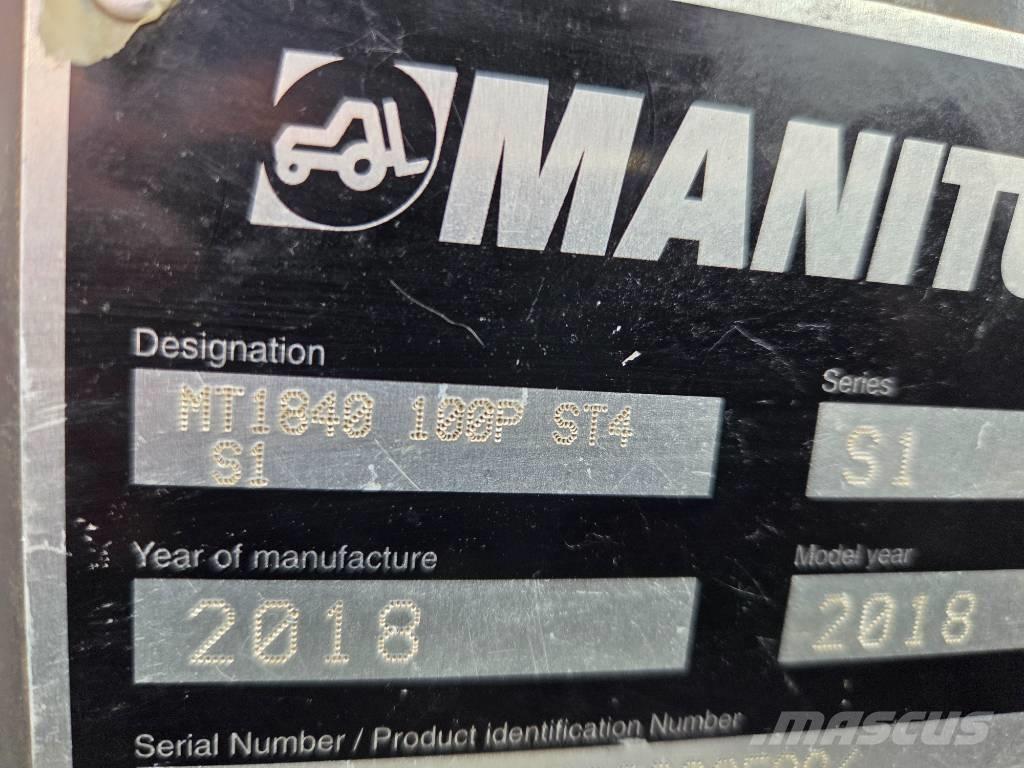 Manitou MT 1840 Teleskopiniai krautuvai