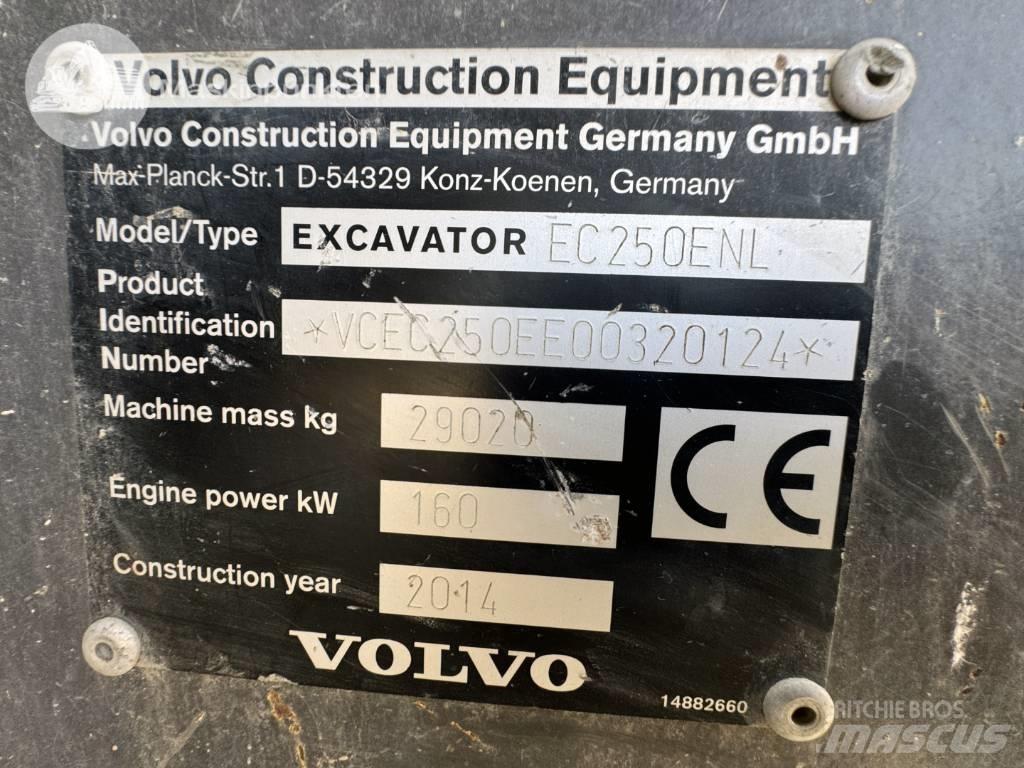 Volvo EC 250 E N L Vikšriniai ekskavatoriai