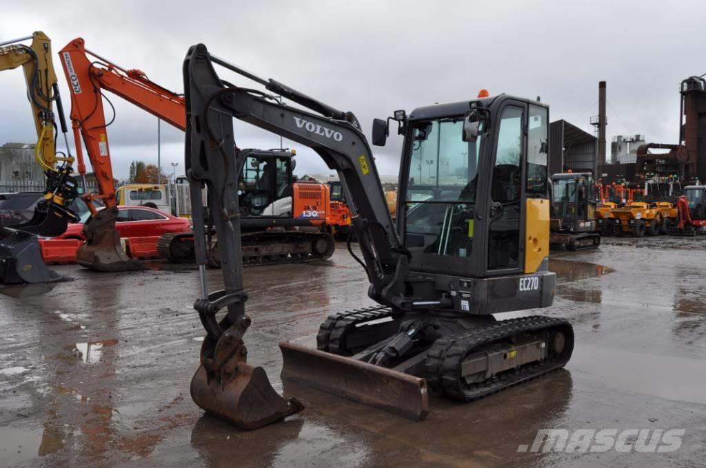Volvo EC 27 D Mini ekskavatoriai < 7 t