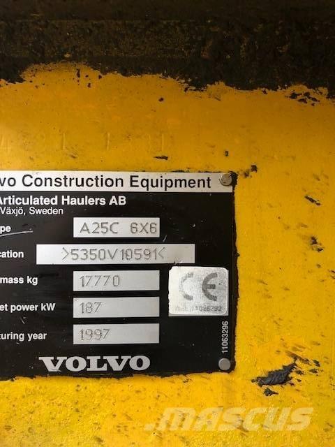 Volvo A 25 C Karjeriniai savivarčiai