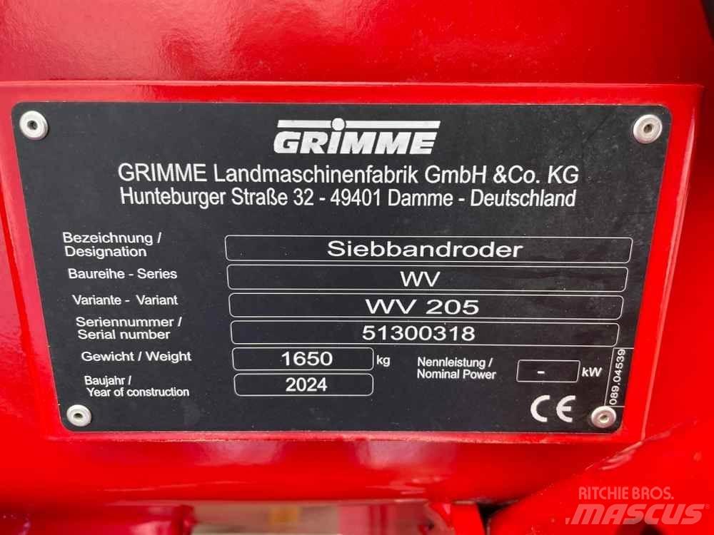 Grimme WV 205 Žemės ūkis - Kita