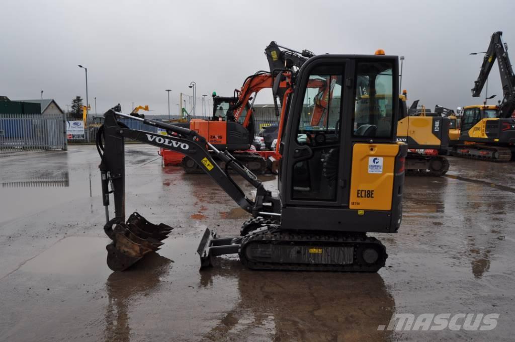 Volvo EC 18 E Mini ekskavatoriai < 7 t