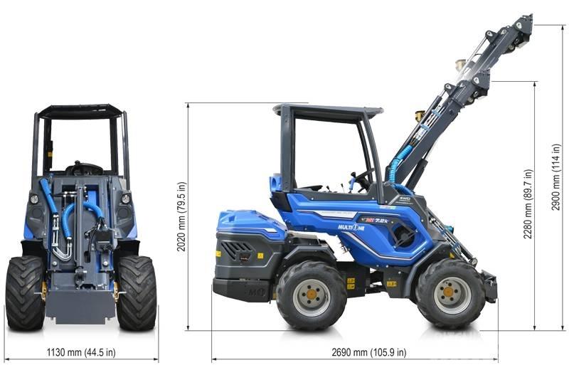 Multione 7.2 K Krautuvai su šoniniu pasukimu
