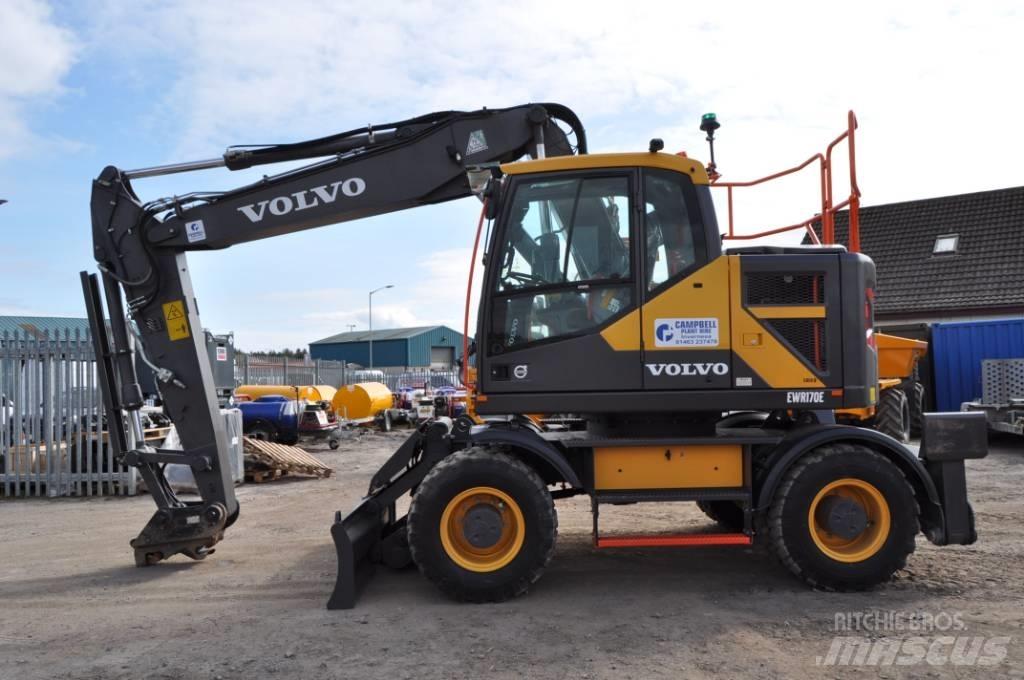 Volvo EWR 170 Ratiniai ekskavatoriai