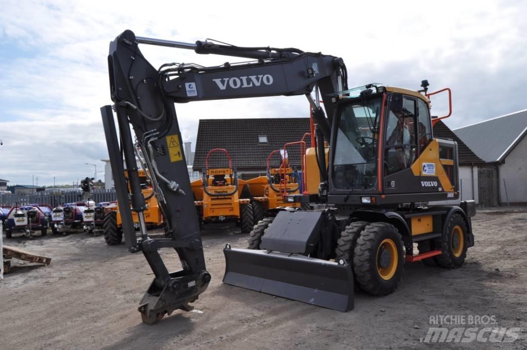Volvo EWR 170 Ratiniai ekskavatoriai