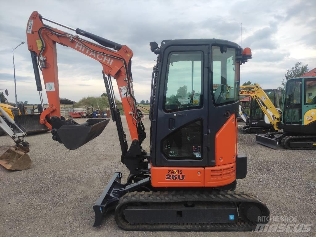 Hitachi ZX 26 U-6 Mini ekskavatoriai < 7 t