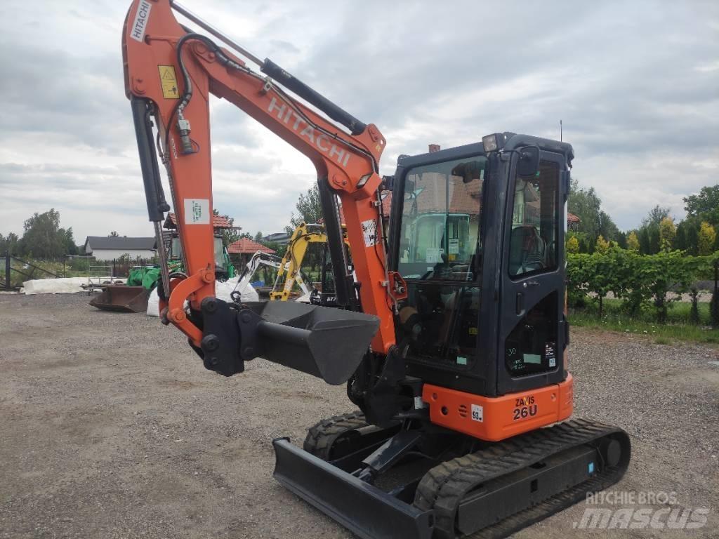 Hitachi ZX 26 U-6 Mini ekskavatoriai < 7 t