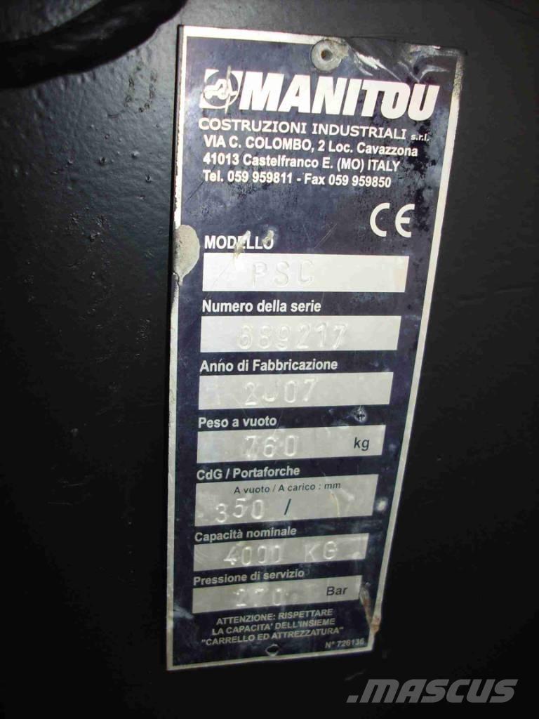 Manitou PSC4000 Krovimas/Kėlimas - Kita