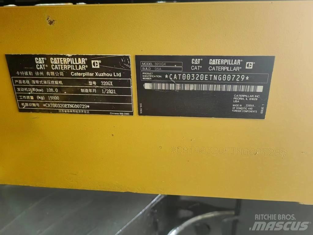 CAT 320GX Vikšriniai ekskavatoriai