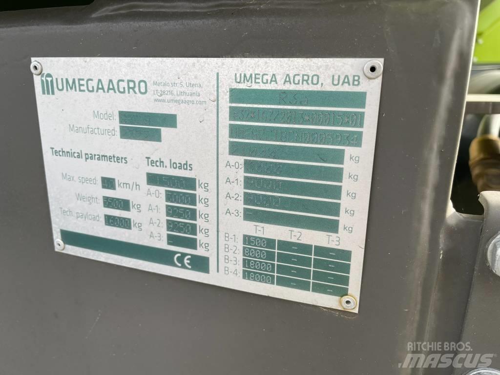 Umega SPC18 Savivartės priekabos