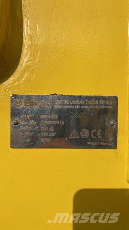 Epiroc MB1000 Hidrauliniai kūjai / Trupintuvai