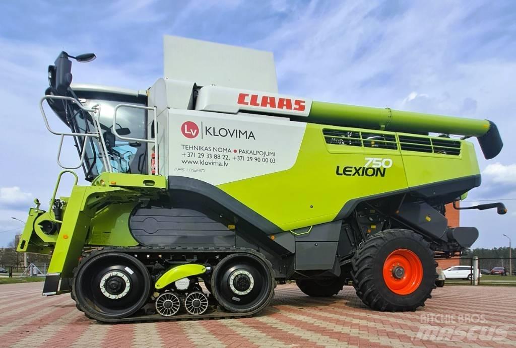 CLAAS Lexion 750 TT Derliaus nuėmimo kombainai