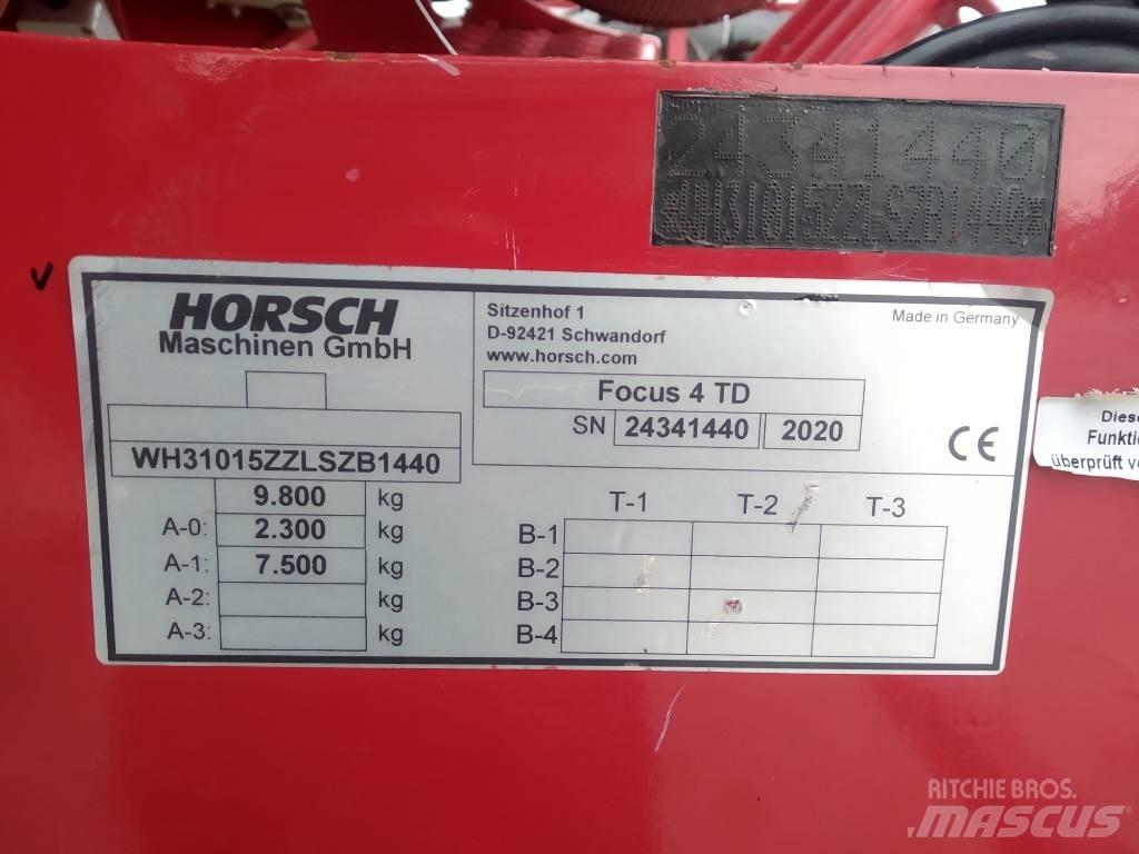 Horsch Focus 4 TD Sėjimo technika