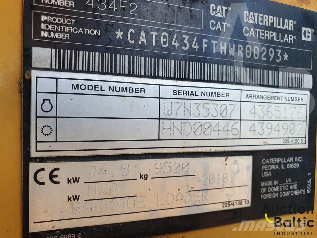CAT 434 F2 Ekskavatoriniai krautuvai